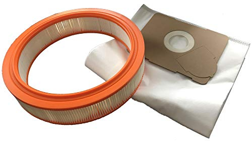 1x Premium Filter + 10x Vliesbeutel Set für Festool CT 17 E Industriestaubsauger - Reißfest & Passgenau - Kombi-Paket