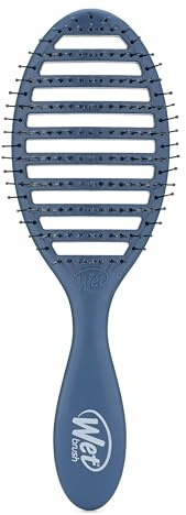 WetBrush Speed Dry Entwirrer mit hitzebeständigen Heatflex-Borsten und offenem Design zum schnelleren Trocknen der Haare für alle Haartypen, Elementarblau