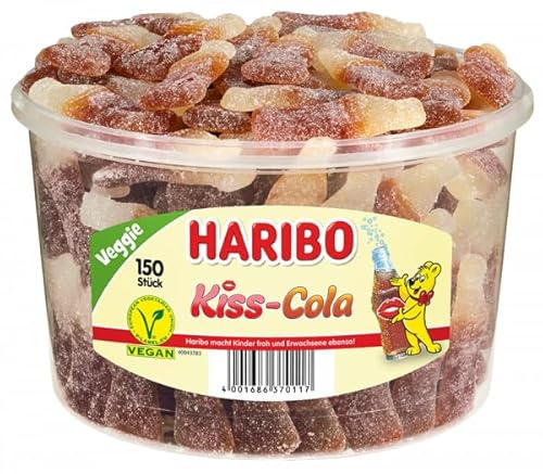 Haribo Kiss-Cola Runddose 150 Stück 1350g