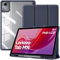 TiMOVO Cover per Lenovo Tab M11 2024 11 Pollici TB330 con Portapenna, Cover Protettiva con Supporto a Tre Ante, Trasparente sul Retro, Supporta Auto Sveglia/Sonno per Lenovo Tab M11