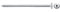 Fischer - Vis de charpente PowerFast FPF II WT25P 5,0x100 revêtement zingué, Filetage partiel, tête Disque avec Empreinte Torx T25 / Boîte de 100