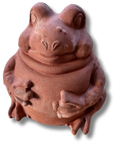 Toocook Rospo Kugel aus Terrakotta, handgefertigt, für Garten und Heimdekoration, wetterfest