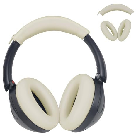 Adhiper Silikon-Schutzhülle für Sony WH-1000XM4, WH-XB910N, WH-CH720N, WH-ULT900N kabellose Kopfhörer, Ohrpolster-Abdeckung, Kopfband-Abdeckung, Schweißabdeckungen, Kopfhörerabdeckungen, Zubehör,