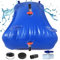 OSKOPWRC Wasseraufbewahrungstasche, faltbare Wasserspeichertasche, 1000 l, große Kapazität, PVC, Garten & Bauernhof, Wasserbehälter, Schubkarre, Tragetasche mit Wasserhahn für Camping