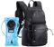 VEVOR Trinkrucksack 25 L isolierter Rucksäcke mit 2 L TPU-Wasserblase Laufrucksack Wanderrucksäcke für Wandern Radfahren Laufen Ausflug Klettern Schwarz, Hydro-Wasser-Tagesrucksack Schwarz