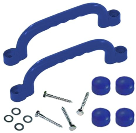 Genérico Klettergerüst, Griff für Spielhaus, 2 Stück, rutschfeste Stangen, wiederverwendbar, für Klettern, Abenteuer, Outdoor, Fitnessstudio, Innengarten