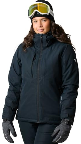 X-trail Cortina Skijacke Damen, Wasserdicht Winterjacke | 10.000 mm Wassersäule, Vollständig getapte Nähte, Winddicht, Atmungsaktivität 10.000 g/m²/24h, 4 Taschen mit Skipassfach