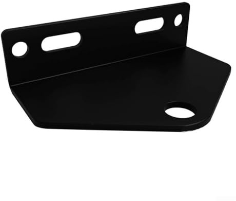 Heavy Duty Lawn Mower Towing Hitch Kit with Mounting Hardware - Metal Trailer Steer Tow Hook for Most Tractor Mowers - Black 7-Piece Set(Style 2)