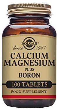 Solgar Calcium Magnesium Plus Boron Tablets - Pack of 100 - Bone Support - Supports Restfulness, Energy Release and a Balanced Mind - Vegan, Gluten Free and Kosher