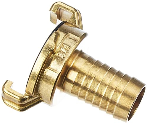 Gardena Messing-Schnellkupplungs-Schlauchstück: Schlauchadapter für 19 mm (3/4 Zoll)-Schläuche, Technische Armaturen (7102-20)