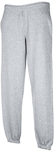 Fruit of the Loom Jogginghose Elast Bund S M L XL XXL L,Heather Grey