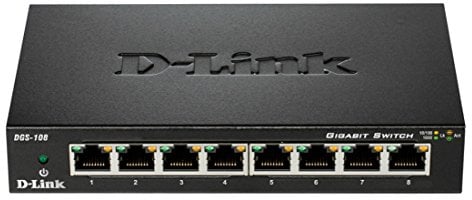 D-Link DGS 108 - Switch - 8 x 10/100/1000 - Desktop