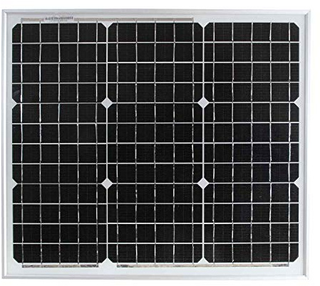 Lowenergie 30W Mono Solar Panel Premium Quality PV Photo-Voltaic Panel. Ideal for Caravans, Boats, Gardens, Camping & Motorhomes.
