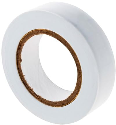 Zenitech - Nastro Adesivo Isolante PVC 0,15mm - Larghezza 15mm - Lunghezza 10m - Ideale Per Lavori Elettrici - Riconoscimento Facile - Bianco - 10m