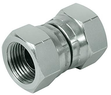 Double connecteur BSP-BSP, écrou de raccord des deux côtés 3/4 vers 1