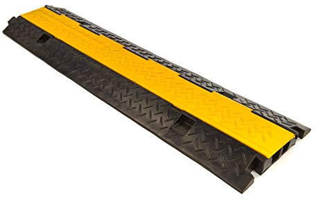 HBM 100 cm Kabelbrücke/Kabelrinne mit Klappe und 2 Kanälen