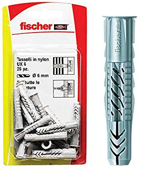 Fischer UX 5X30 K 25pz tasselli stop fissaggio ancoraggio