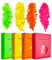 KARIZMA Neon Nights! 4X 10g Chunky Face Glitter, Hair Glitter, Eye Glitter and Body Glitter for Women and Men. Rave Glitter, Festival Accessories and Cosmetic Glitter Makeup. Loose Glitter Pots