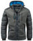 Geographical Norway Herren Winterjacke Beachwood Darkgrey - 4XL