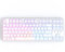 CIY X77 Hot-Swappable Mechanical Keyboard/RGB Gaming Keyboard/USB C/Anti Ghosting/N-Key Rollover/Compact Layout 87 Key/Magnetic Upper Cover/for Mac Windows (White and Red Switch)
