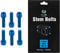 Chooee Tornillos de vástago para bicicleta, 6 unidades, M5 x 18 mm, tornillo para MTB/bicicleta de montaña/bicicleta de carretera azul