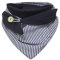 Generic Damen Schal Dreiecksschal Groß Bunt Button Knopf Dreieckstuch Weich Warme Herbstschal Winterschal Karo Tartan Streifen Halstücher Cape Scarf Lätzchen (C), Einheitsgröße