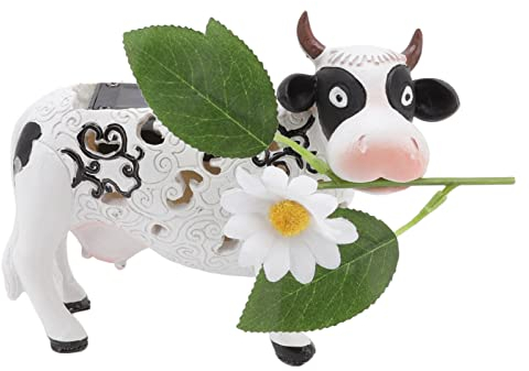 Le Jardin Solaire Formé par Animal Allume la LumièRe Solaire éConome en éNergie de Vache de Marguerite pour éPouser