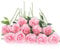 Laelfe 12 Pcs Pink Roses Artificial Flowers, Long Stem Faux Silk Pink Flowers Fake Roses for Wedding Bridal Bouquet Home Party Arrangment Hotel Garden Decoration