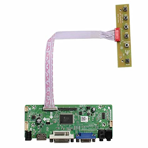 VSDISPLAY DVI VGA Audio Controller Board für 42,4 cm (16,7 Zoll) 1024x768 M167XGBN30-01A LVDS 30-Pin LCD Gaming Display, für Mod Machine