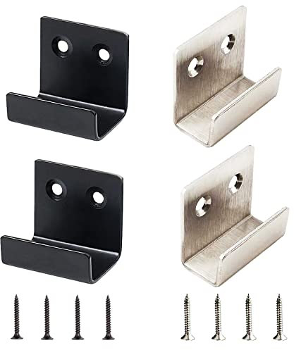 Soporte en U de acero inoxidable de 40 x 35 mm, soporte para azulejos, gancho de pared, soporte de fijación de pared, soporte de soporte de pared resistente, soportes de soporte de cartelera de 2 mm