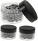 Mobestech 900 Piezas Bola De Mezcla De Pintura Bolas De Pintura Diluyente De Esmalte De Uñas con Gotero Bolas Agitadoras De Esmalte De Uñas De Limpieza Acero Inoxidable Limpio