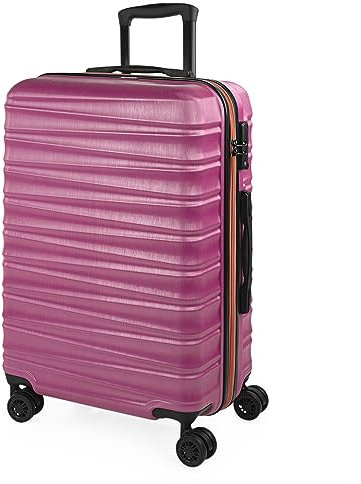 Jaslen - Maletas Medianas - Maleta Mediana 4 Ruedas, Maleta Viaje Mediana, Maletas De Viaje, Maleta Mediana. Candado con combinacion, Fucsia