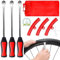 Ticeed Kit de Herramientas para neumáticos, 3 Pcs Palancas de Neumáticos Desmontadores de Neumático Metal + 3 Protectores de LLanta de Rueda Kit deCambio de neumáticos de Bicicleta y Motocicleta