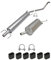 Ferroz Export Ersatz für Opel Astra H Caravan (L35) 1.6 inkl. Montagesatz, Auspuffanlage, Auspuff