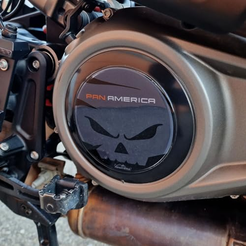 Resin Bike Aufkleber Motorrad Kompatibel Mit Harley Davidson Pan America 2023. Sie schützen den Variomatikgehäuse vor Stößen und Kratzern. Aufklebersatz 3D-Harzklebstoff - Stickers Made in Italy
