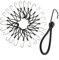 Brevanza 25 Piezas Pulpos Elasticos, Gomas Elasticas con Gancho, Cuerdas Elásticas con Ganchos, Ganchos para Lona Piscina, Tensores de Goma Elastico en Espiral, Ganchos Elásticos para Carpas
