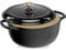 Best Choice Products 6 Quart Enamel Cast-Iron Round Dutch Oven, Family Style Heavy-Duty Pre-Seasoned Cookware for Home, Kitchen, Dining Room, Oven Safe w/Lid, Dual Handles - Black