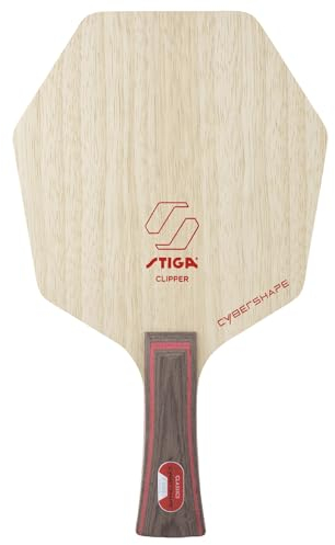 STIGA Erwachsene (Unisex) Clipper Cybershape Tischtennisholz, Braun, Master