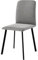 Mirjan24 Esszimmerstuhl Lanoi, B:48 x H:91 x T:55 cm, Polsterstuhl Rahmen aus Metall, Gepolsterte Sitzfläche und Lehne, Stuhl für Arbeitszimmer Esszimmer Küchenstuhl (Amor Velvet 4318)