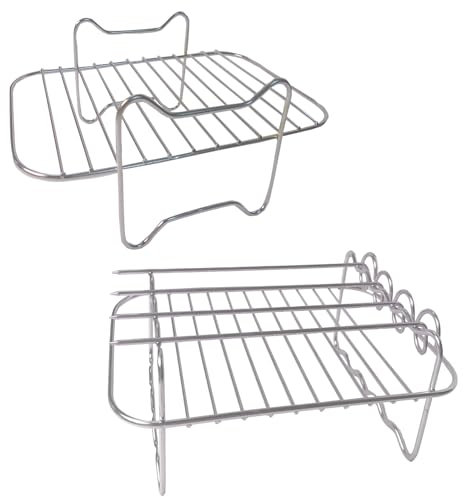 ZACHMEST Airfryer Accessories for Ninja Flex Drawer AF500EU 10.4L, 304 Cooking Grate Hot Air Fryer Accessories for Ninja Foodi Flexdrawer Dual Zone AF500EU AF500EUCP