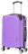 RAYKONG Maleta Mediana ABS 66x43x25cm |71L| 24 Pulgadas |23kg semirígidas candado combinación - Morada