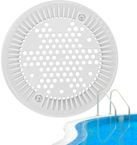 Generisch Rejilla principal de repuesto para piscina, cubierta de desagüe para piscina principal, drenaje suave, filtro estable, cubierta ligera para piscinas en el suelo