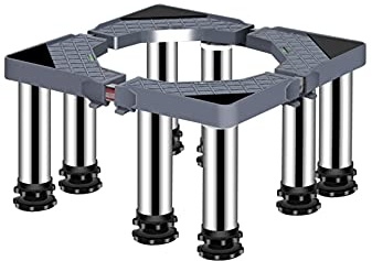 Waschmaschine Multifunktionssockel Verstellbarer Trockner Kühlschrankständer Sockellänge/-breite 40-65cm Außenboden für Pflanzenbehälter