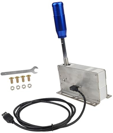 Aluminium Racing Shifter USB Plug & Play Für PC Sims Response Wheel Kompatibilität USB Sequential Shifter Für Rennspiele