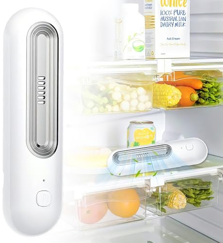 Deodorante per frigorifero, Deodorante frigorifero ricaricabile, Ozoori fridge deodorante, Mini deodorante frigorifero USB, Ozoori fridge deodorizer odor eliminator, per frigo, Scarpiera, guardaroba