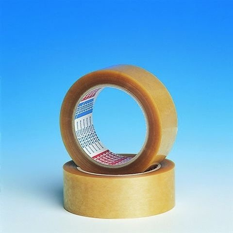 tesapack Verpackungsklebeband 4124, aus PVC, 25 mm x 66 m