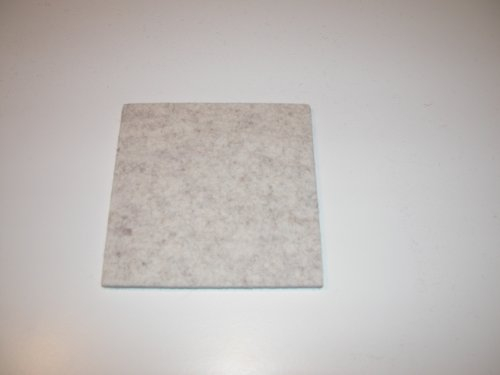 Daff Untersetzer, Filz, Beige, 10 x 10 cm