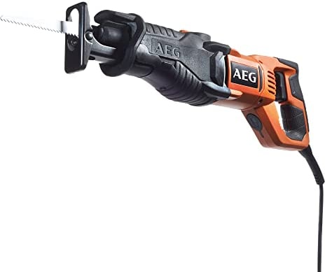 AEG US 900 XE Sega Diritta 900 W, Lunghezza Corsa 19mm, Velocità 0-3500 corse/min, con Impugnatura Softgrip, 2 Lame Incluse