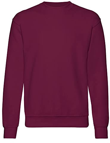 Fruit Of The Loom Men 62-202-0 Sweatshirt - Burgundy, 2X-Large