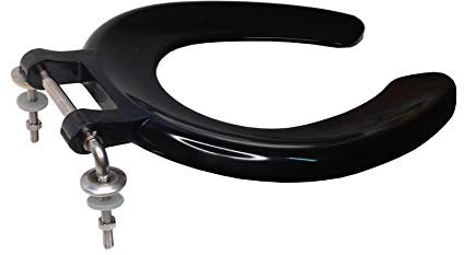 crescent junior j toilet seat black